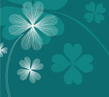 四叶草线条图片 四叶草线条图片