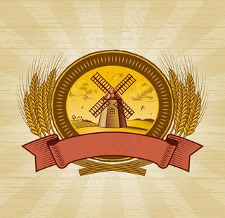 复古丰收的农场图片