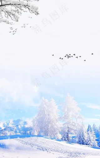 冬天背景图片