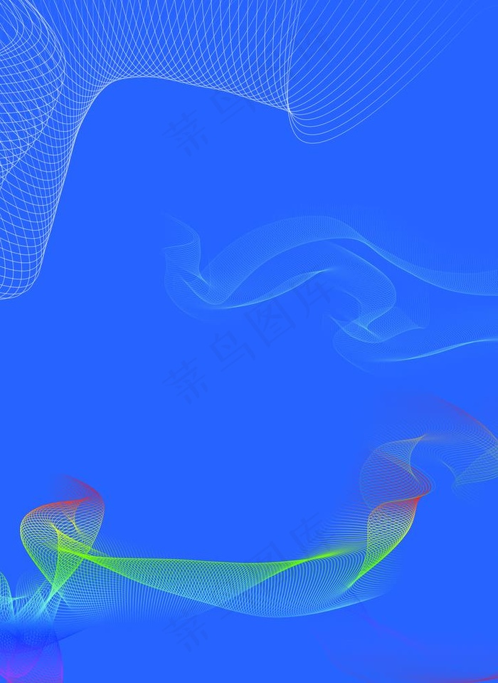 科技线条图片psd模版下载