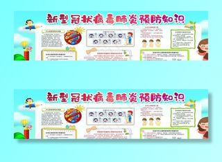 新冠肺炎展板图片