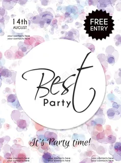 水彩海报图片 水彩海报图片