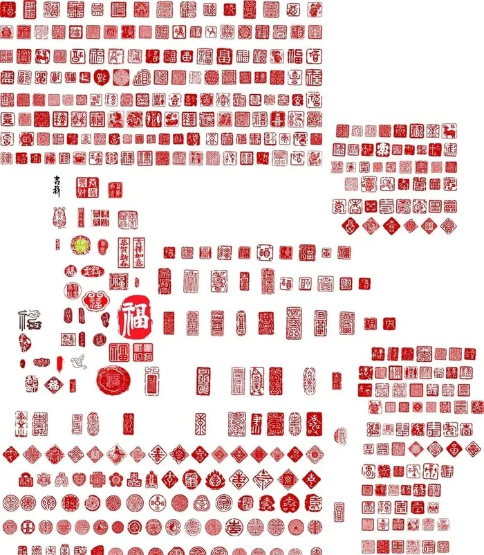 红色印章图片cdr矢量模版下载
