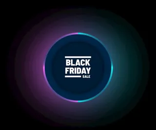 霓虹黑五标签 图片