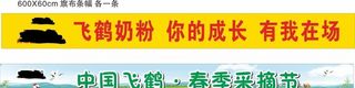 飞鹤奶粉 亲子采摘节条幅图片