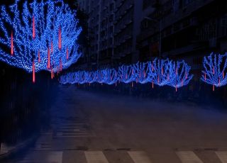 彩灯 流星雨 满天星图片