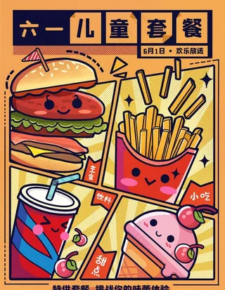 小吃海报图片