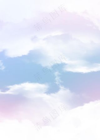 简约蓝天白云简约背景 唯美背景图片