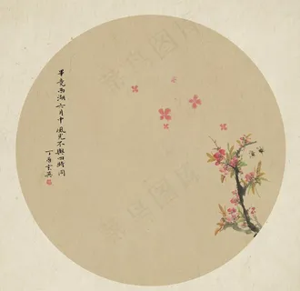 中国风工笔画背景图片 中国风工笔画背景图片