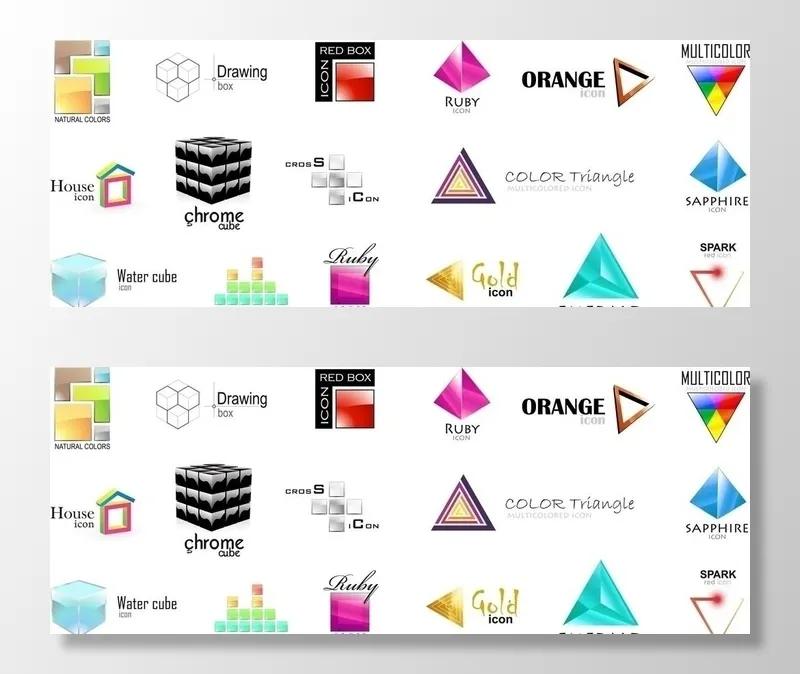 图形图标矢量图片ai矢量模版下载