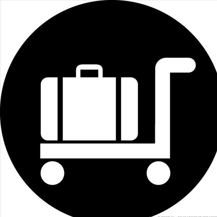 酒店图标系列 行李运输车图片eps,ai矢量模版下载