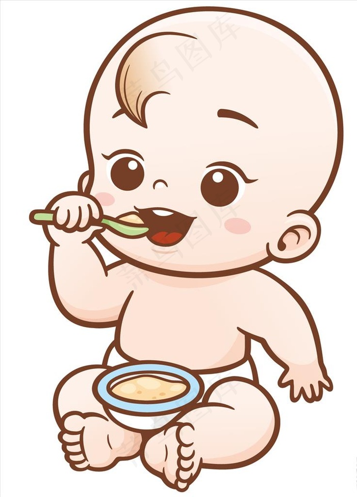 婴儿进食图片