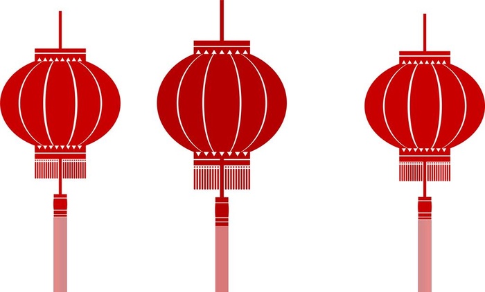 中国风灯笼图片cdr矢量模版下载
