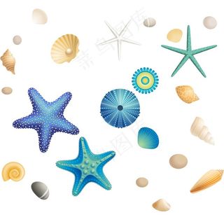 卡通海星图片