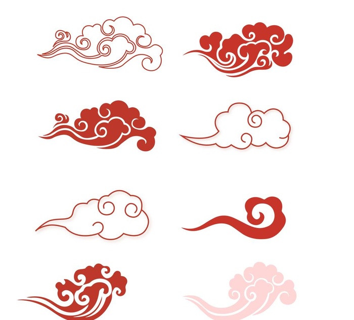 祥云图片(7597x7110)psd模版下载