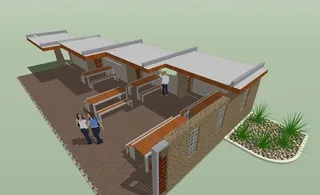 su廊架模型图片