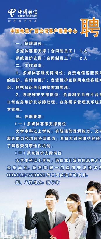 招聘海报图片(2268x5102)psd模版下载