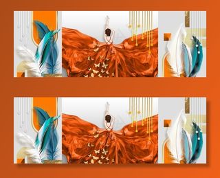 美女装饰画图片