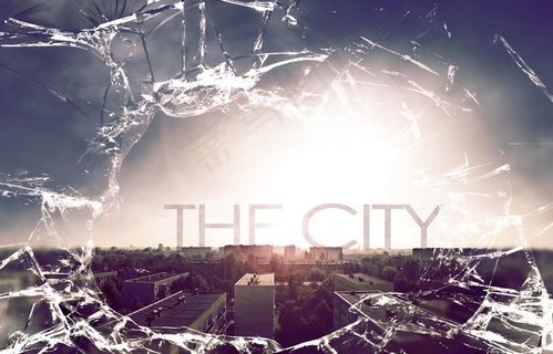 破碎玻璃效果图片