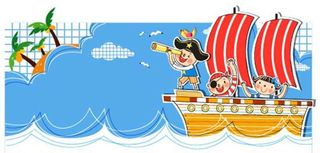 儿童小船长图片