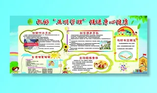 学生五项管理图片