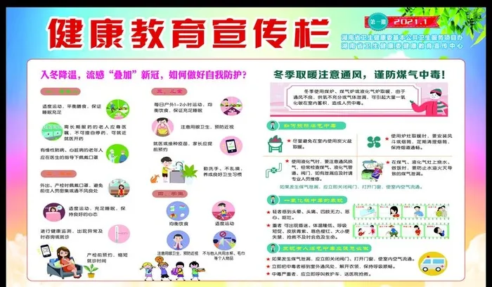 健康教育宣传栏图片cdr矢量模版下载