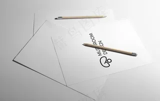 手绘logo样机图片