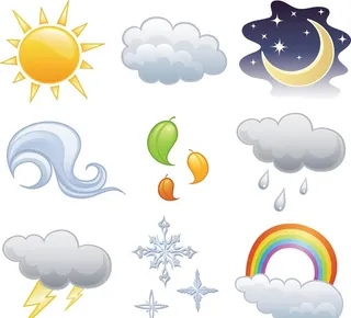 天气符号图片
