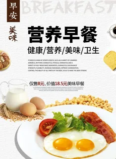 营养早餐图片