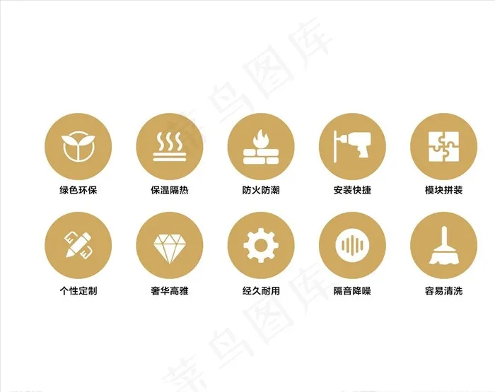 全屋整装功能点图片ai矢量模版下载