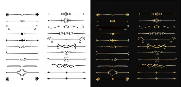 边框 花纹 欧式线条图片eps,ai矢量模版下载