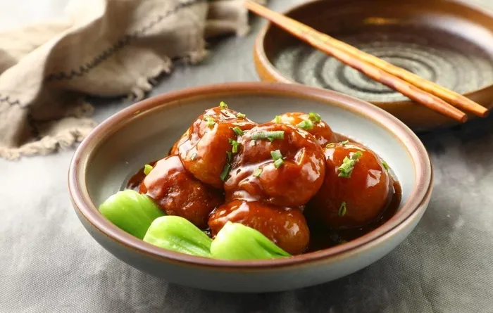 面筋塞肉图片