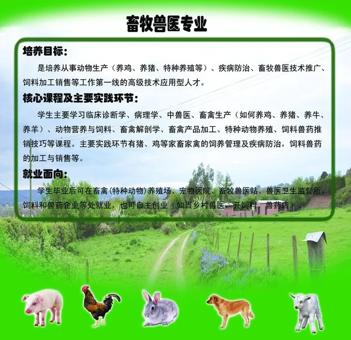 校园文化畜牧兽医图片(4724x4724)psd模版下载