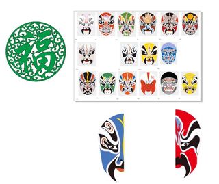 传统脸谱文化图片