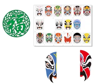 传统脸谱文化图片