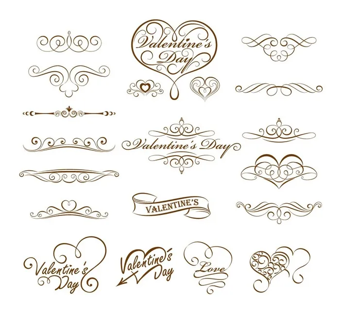 花纹图片ai矢量模版下载