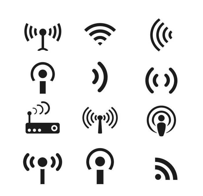 wifi图标图片(1000x1000)psd模版下载