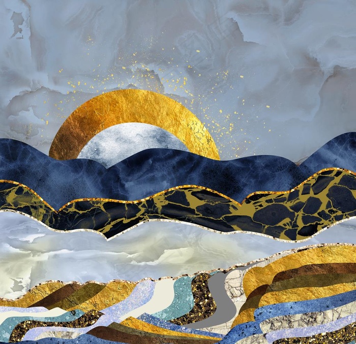 金箔画图片