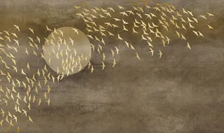 中式轻奢背景墙图片