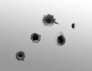 开花,枪弹孔,破裂洞口,抢眼洞口,,设计,PS