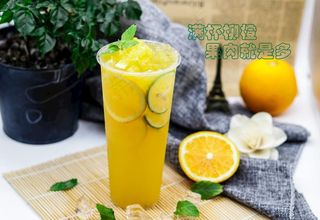 柳橙水果茶图片