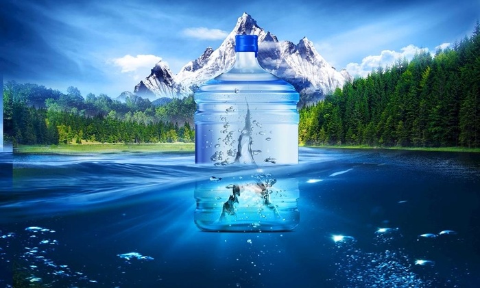 大自然矿泉水图片