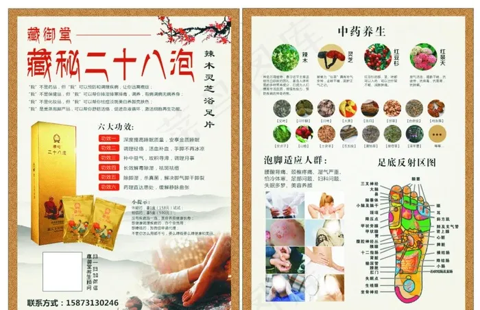 中医中药宣传单图片cdr矢量模版下载