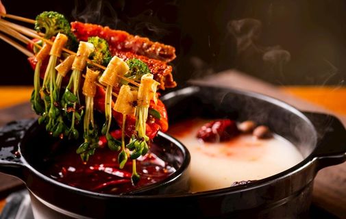 火锅涮串图片