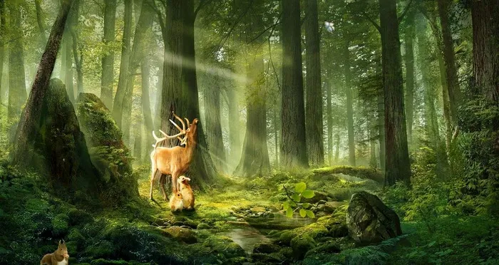 童话森林 梦幻森林图片