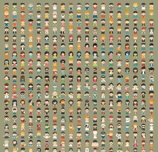 卡通人物图标图片