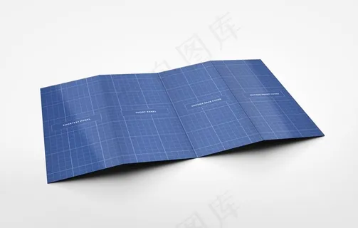 四折页样机图片