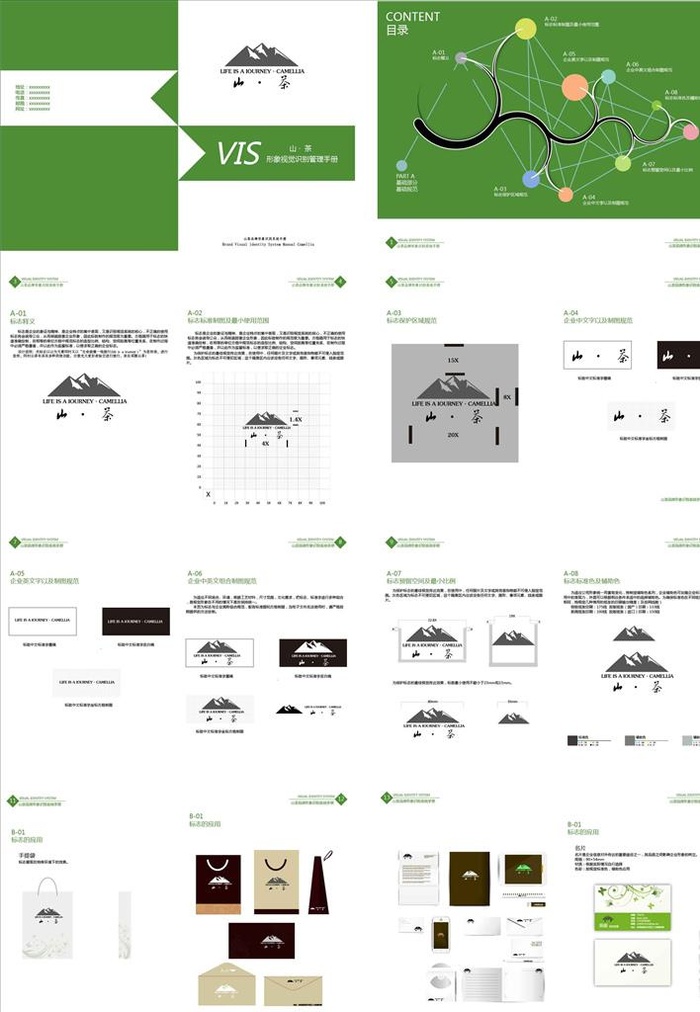 VI设计模板 系统手册图片