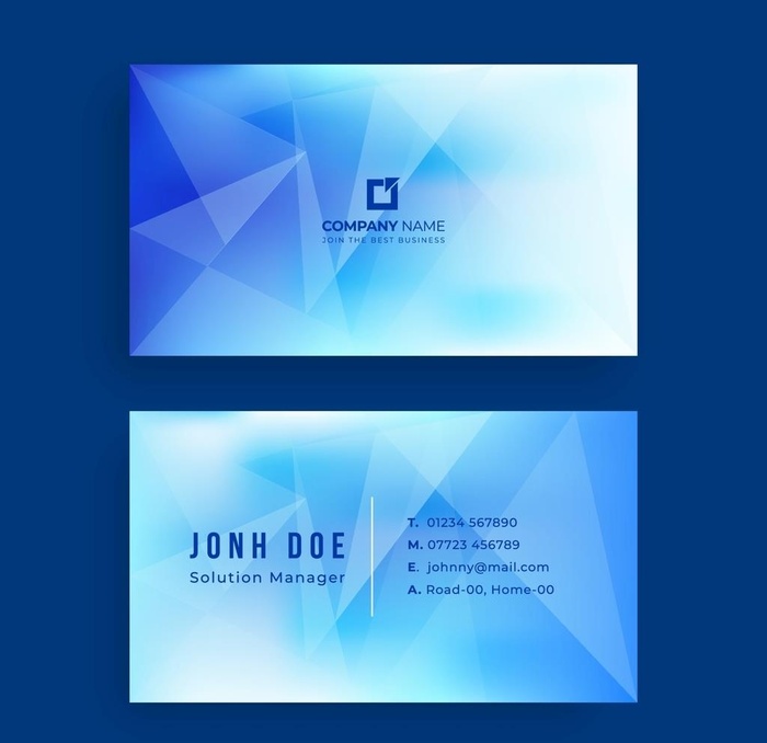 科技感商务名片 图片