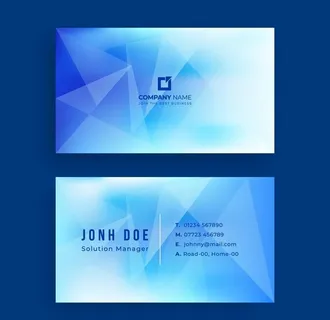 科技感商务名片 图片